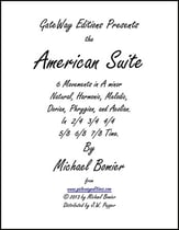 American Suite in A minor piano sheet music cover